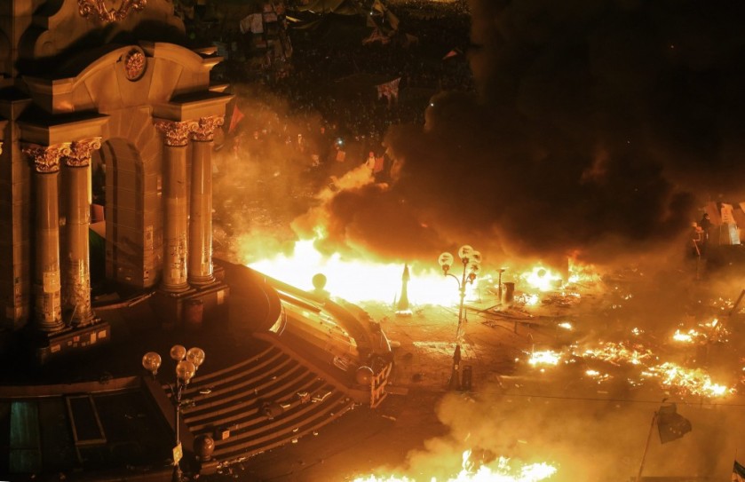 Maidan, Kiev, en esto querían convertir nuestra Plaza